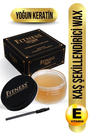 Keratin And Vitamin E Essence Eyebrow Stabilizer - Styling Wax 50 Ml - Fitness Professional