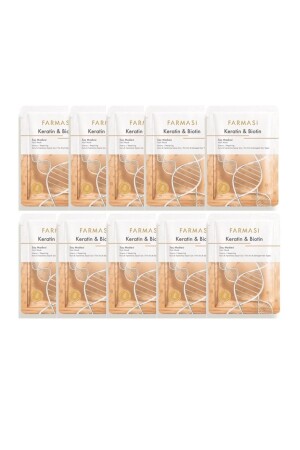 Keratin & Biotin Hair Mask 10 Pack OXYFRMKRT2001 - Farmasi