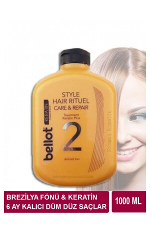 Keratin Care & Brasilianisches Föhnen Nr. 2 1000 ml - Bellot