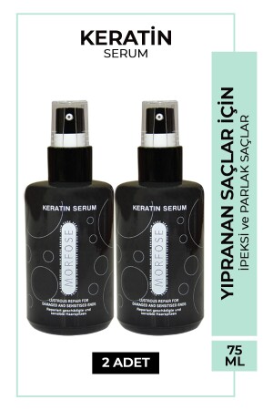 Keratin Hair Serum 2x75ml - Morfose