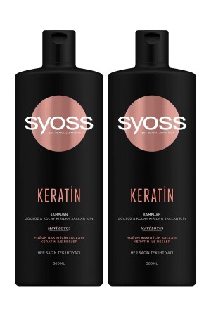 Keratin Perfection Shampoo 500 ml 2 pack - Syoss