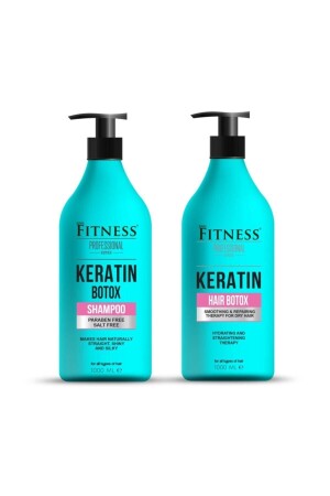 Keratin Repair Damaged Dry Hair Botox Hair Botox and Shampoo Set 1000 ml New - Fitness Professional