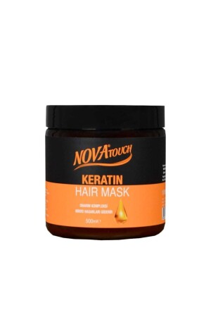 Keratin-Reparatur- und Pflege-Haarmaske 500 ml - Nova Touch