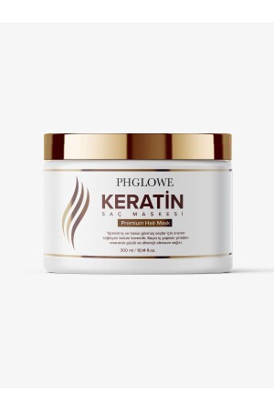 Keratin-Serie-Maske 300 ml Ph Glowe - Phglowe