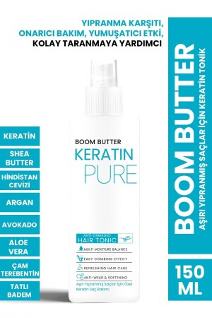 Keratin-Tonikum für übermäßig geschädigtes Haar 150 ml - Boom Butter