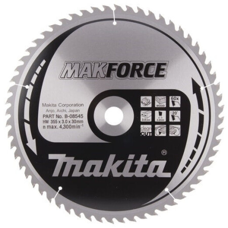 Kesme diski MAKITA 355x30x3,0mm 60T 20° - Makita Accessories