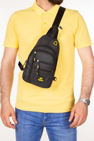 حقيبة من الكتف والخصر من MNZ-Linen مع أذن و منفذ USB (17X28CM) زي باك2033 - NEWISH POLO ACCESSORIES