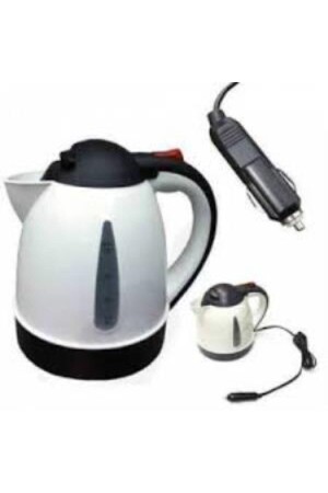Kettle Water Heater In-Vehicle Auto Cigarette Lighter Port 1 Liter 24 Volt - 3D