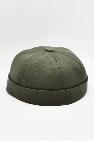 Khaki 100% Cotton Cap Docker Hat KLH6897 - Külah