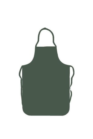 Khaki Green Hanging Kitchen Dish Apron Laminated 50 X100 Cm - Omniclean