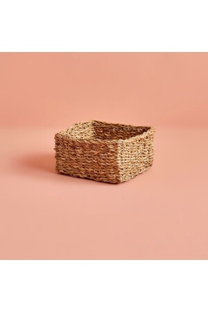 Kiara Wicker Square Basket Natural (22X22X10 CM) TYC00243753990 - Bella Maison