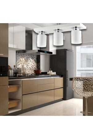 Kiaria 3-teiliger moderner Plafonier Young Room KitchenBedroom Kronleuchter 3354-03-WH - Apliqa