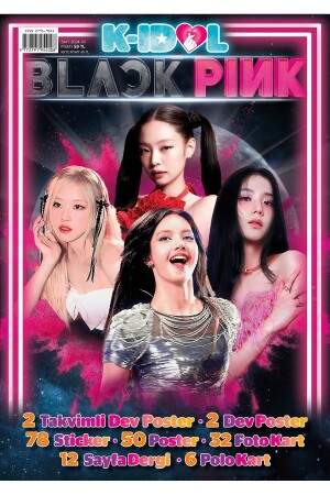 Kidol Blackpink - 2024. 01 Calendar Poster Gift - Kidol