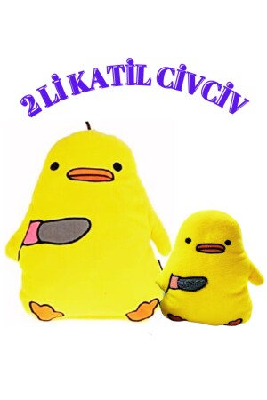 Killer Chick Set of 2 Gift and Decorative Cute Pillow 35cm and 18cm Set of 2 - Esdishopping