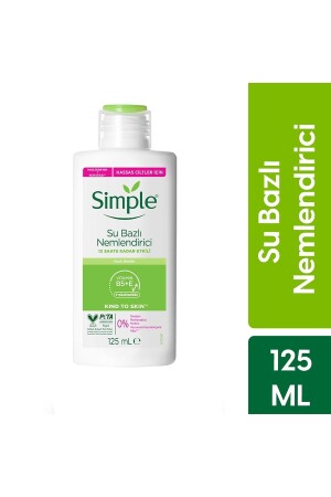 Kind To Skin Su Bazlı Nemlendirici Hassas Ciltler İçin 12 Saate Kadar Etkili 125 ml 5011451103931 - Simple