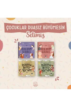 Kinder wachsen nicht ohne Gebetsset auf (4 Bücher) - Karavan Çocuk