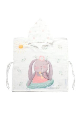 Kinderponcho KIDSPONCHO aus 100 % Baumwoll-Musselin - Casadora Baby