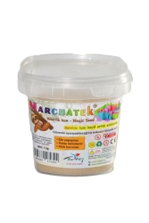 Kinetischer Sand & 1 kg – im Vorratsbehälter & natürlicher kinetischer Marchatek-Sand - marchatek