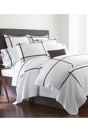 King Size King Size Cotton Satin Duvet Cover Set kingmoda - METİNEV