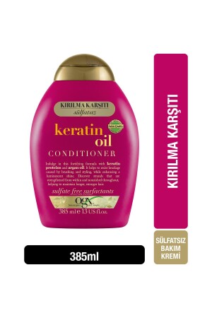 Kırılma Karşıtı Keratin Oil Sülfatsız Saç Bakım Kremi- 385ml - Ogx