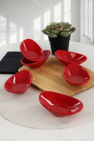 Red Wave Snackschale / Saucenschale 12 cm 6 Stück ST511006F506A000000MAYD200 - Keramika