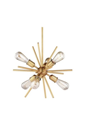 Kirpi 6-Piece Antique Modern Chandelier 0024 - LİVORA LIGHTING