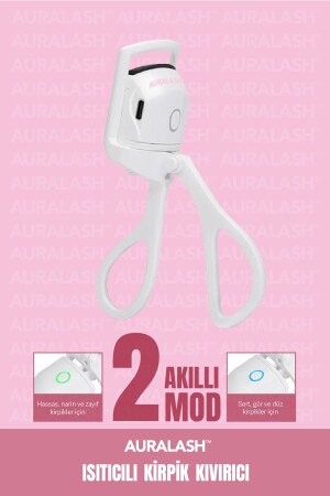 Kirpik Lifting Etkili Isıtıcılı Kirpik Kıvırıcı - Şarjlı - Auralash