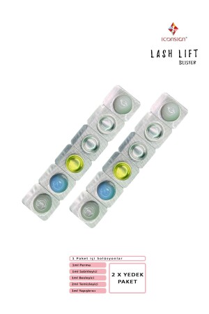 Kirpik Lifting- Kaş Laminasyon- Kirpik Perması Solüsyonları- Lash Lift 2li Yedek Eko Paket - Iconsign Lash Lift