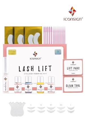 Kirpik Lifting Seti Kirpik Perma Seti Lash Lift (Full Set) - Iconsign Lash Lift