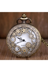 Kişiye Özel Mekanik Dişli Tasarımlı Retro Köstekli Cep Saati PRA-9266692-7155 - Hediye Sahibi