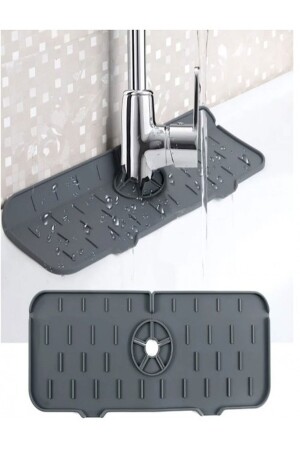 Kitchen Bathroom Sink Edge Silicone Mat - İndirim Pro