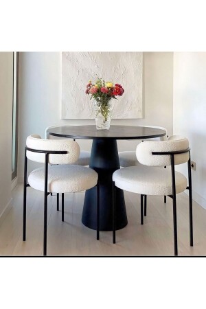 Kitchen Chair Living Room Chair Cafe Restaurant Chair Teddy Chair MATNEWCO - MATs METAL TASARIM