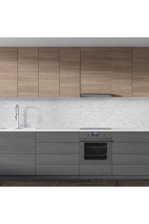 Kitchen Countertop Foil Tile Covering Foil White Brick Pattern 60 X 200 - Stickerart