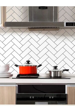Kitchen Countertop Tile Foil Covering Sticker - Ev Aşkı