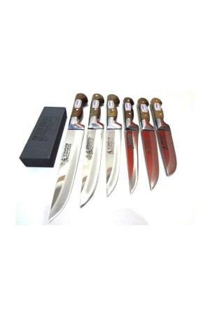 Kitchen Knife Set 6 Pieces Surmene Bracelet Cold Seal RoseRoi-224287-2208 - RoseRoi