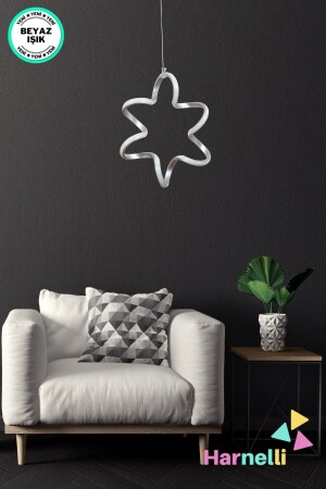 Kitchen Room Hallway White Light Modern LED Chandelier INTER - Harnelli