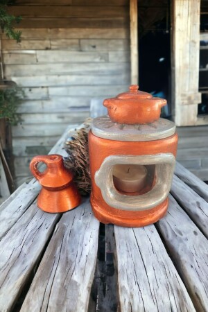 kitchen stove candle holder - Mavi Ay Obje Çarşisi