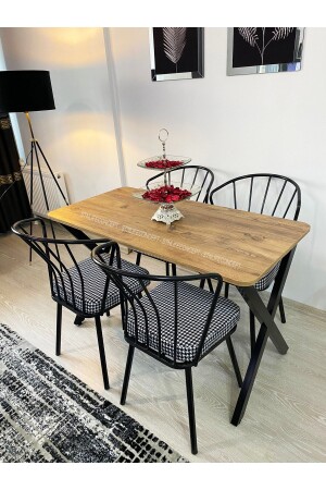 Kitchen Table Set 60x120cm Dining Table - stnlifeconcept
