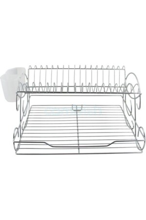 Kiwa Elisa Two-Tier Steel Dish Rack Dish Basket - Kiwa Metal