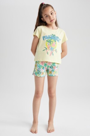 Kız Çocuk Regular Fit 2'li Pijama Takımı A1603A823SM - Defacto