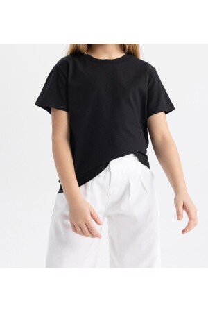 Kız Çocuk Regular Fit Kısa Kollu Tişört - Cloudy Kids