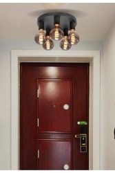 Klas 5'li Plafonyer Siyah Avize KLAS-PLAFONYER5Lİ - AYDINHOMELİGHT