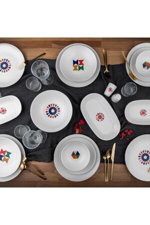 Klaus 30 Parça 6 Kişilik Yemek Takımı 58YMT000716 - Aryıldız