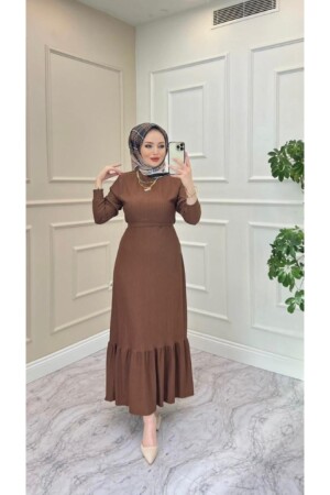Kleid mit Rock und Rüschen für Damen - Moda Hevra