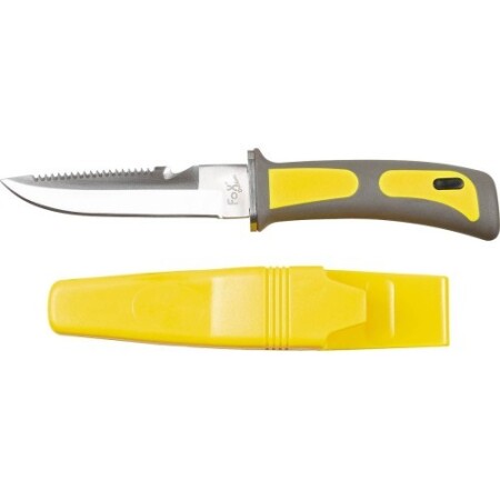 Knife FoxOutdoor, yellow-black - FoxOutdoor