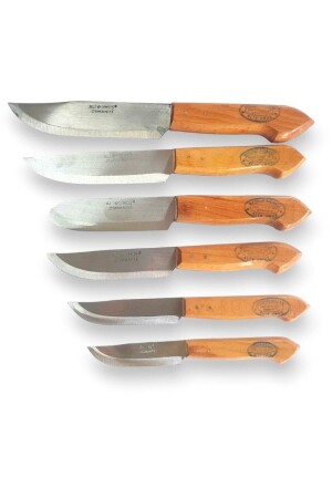 Knife Set Ali Umuş 6 Piece Kitchen Set Gift Dowry Presentation Gift 000000BÇ13 - ALİBEYAVM
