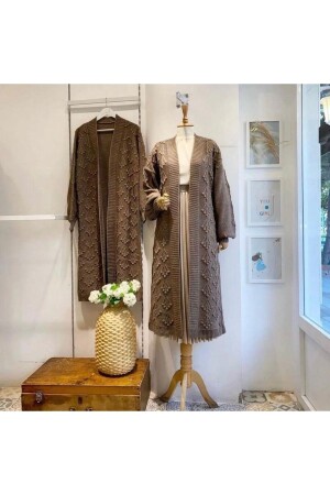 Knitwear Long Cardigan - Ayseningiyimevi