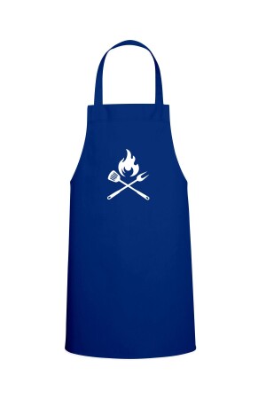Koch speziell bedruckte Chef-Küchenschürze Saks Blue TTMO0502 - Tasarım Trend