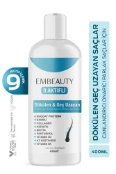 Kolajen Ve Keratin Saç Dökülmesine Karşı Hızlı Sac Uzatan Dolgunlaştırıcı Onarıcı Besleyici Şampuan - Embeauty