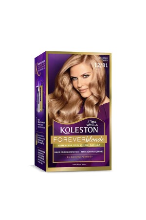 Koleston Kit Haarfärbemittel 12/81 Aschiges Perlblond - Wella
